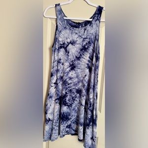 Tie dye tank dress size small